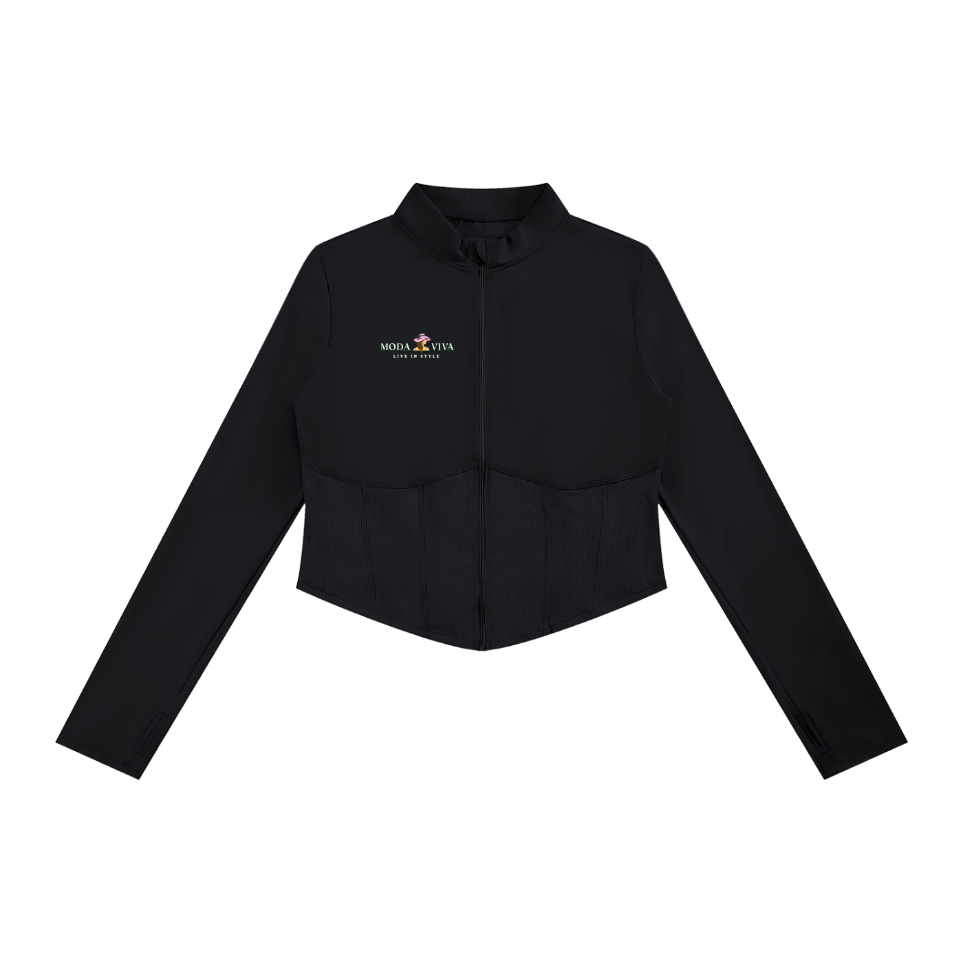 Women's Slim Fit Full-Zip Yoga Jacket