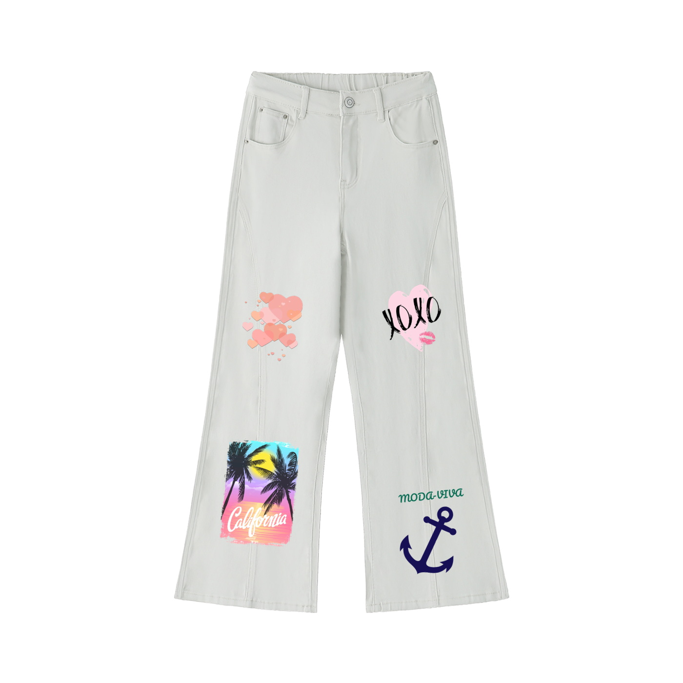 Women's Flared Leg Jeans
