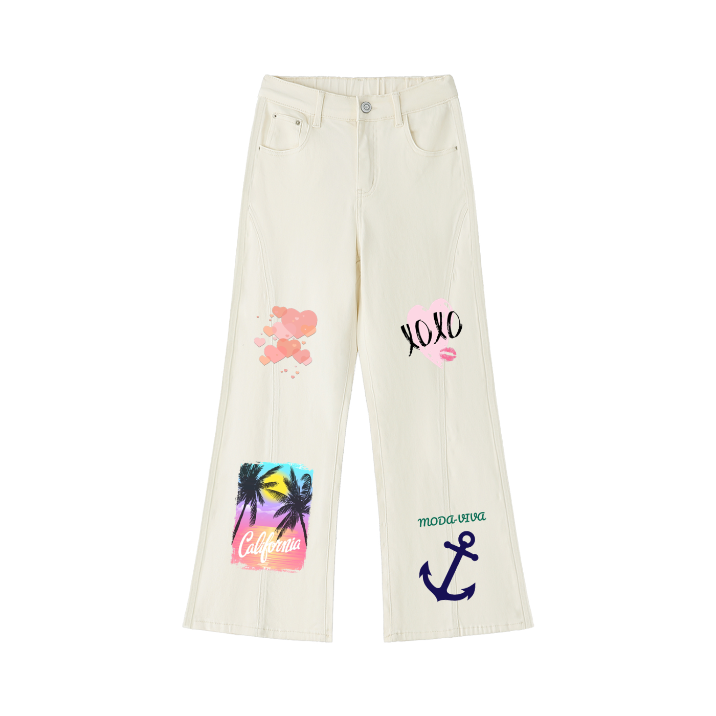 Women's Flared Leg Jeans