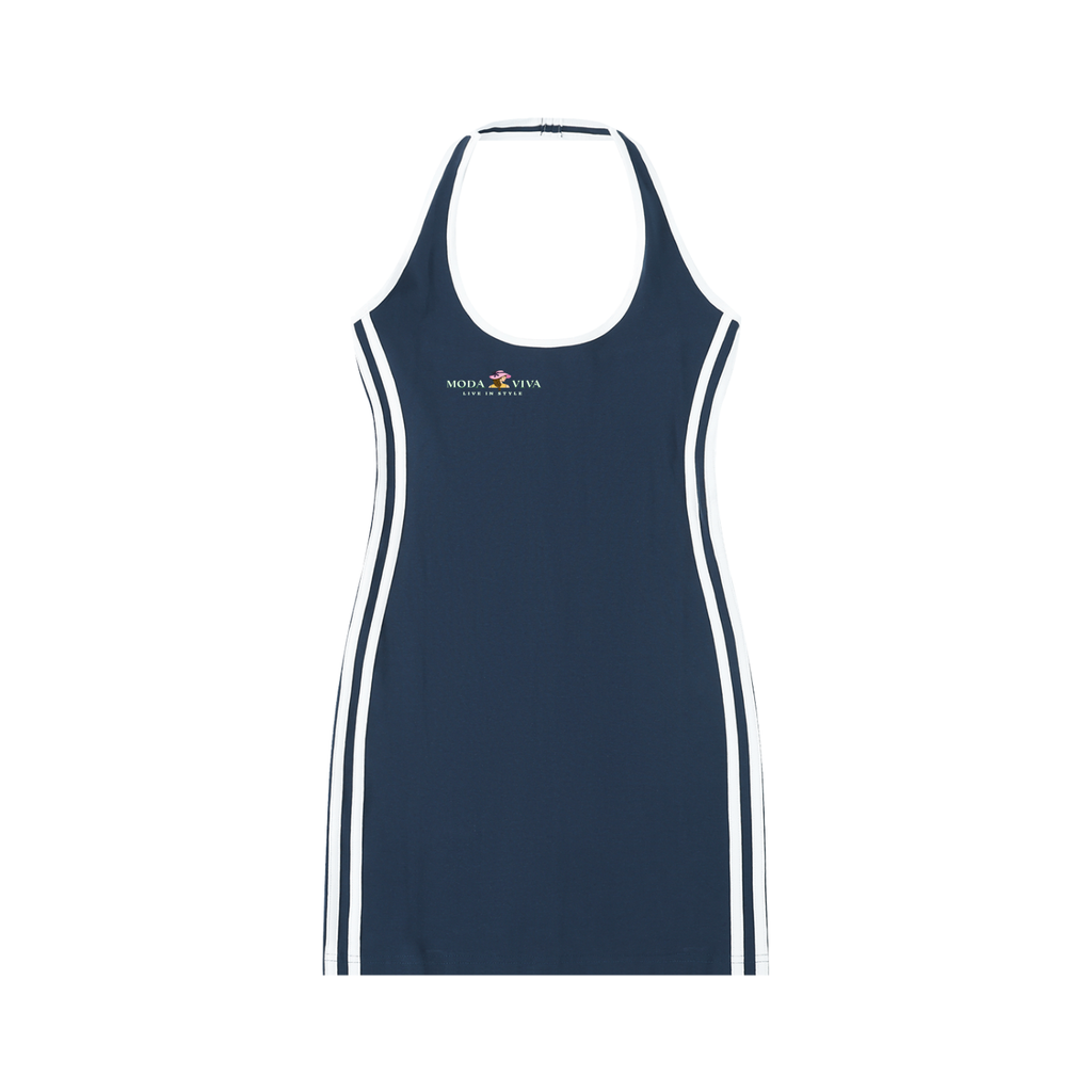 Women's Binding Tight Halter Dress