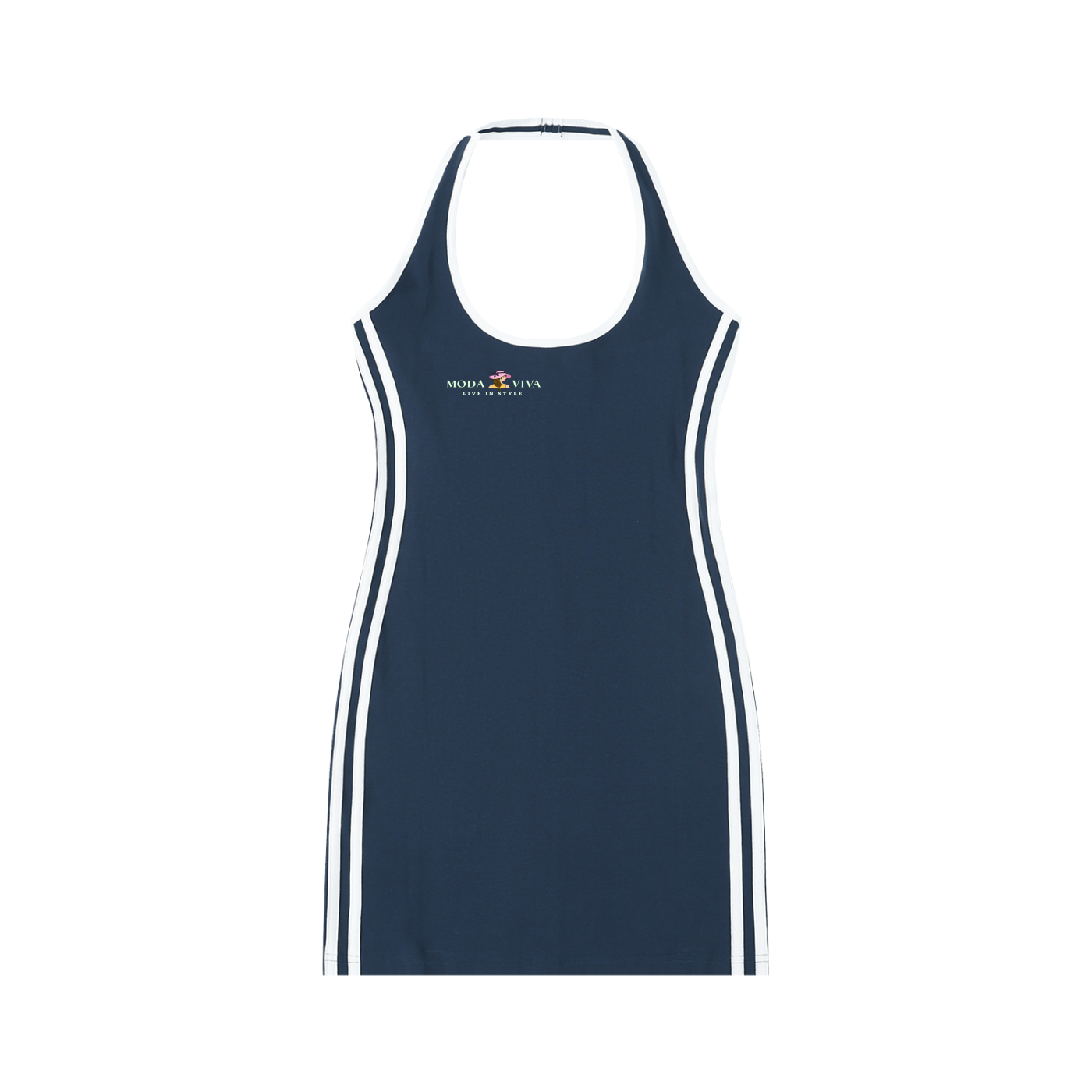 Women's Binding Tight Halter Dress
