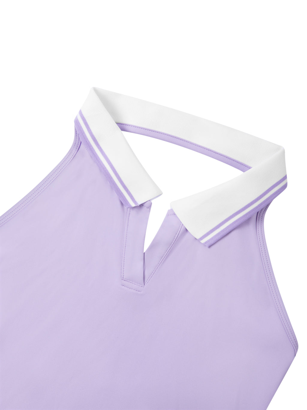 Vestido de tenis acampanado con cuello halter para mujer