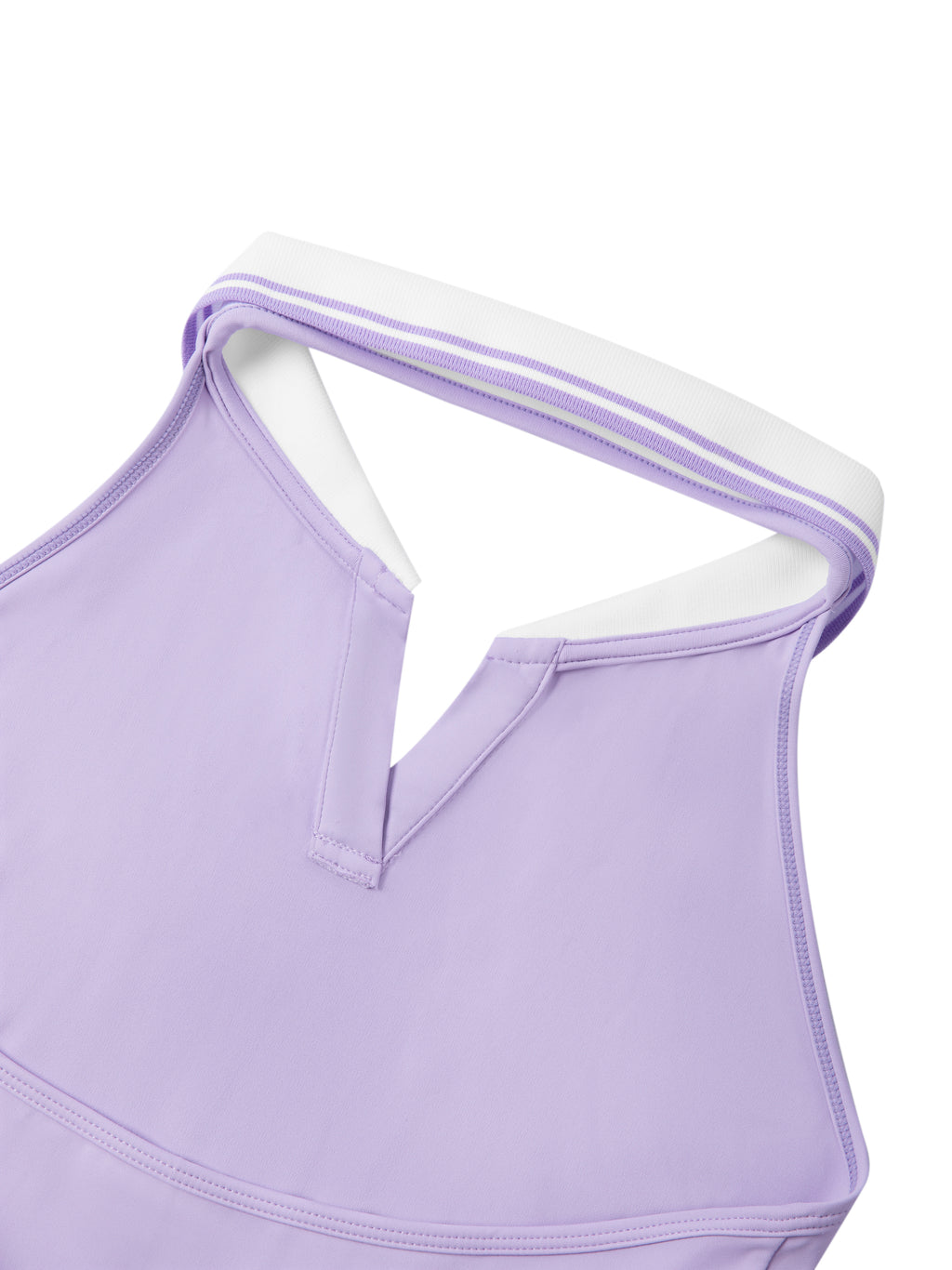 Vestido de tenis acampanado con cuello halter para mujer