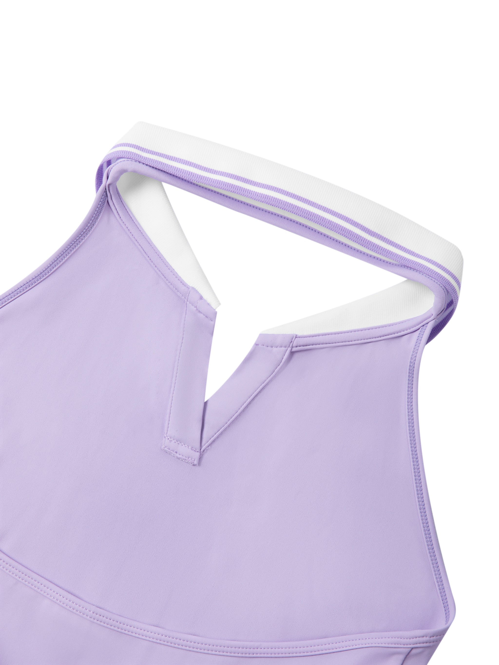 Vestido de tenis acampanado con cuello halter para mujer