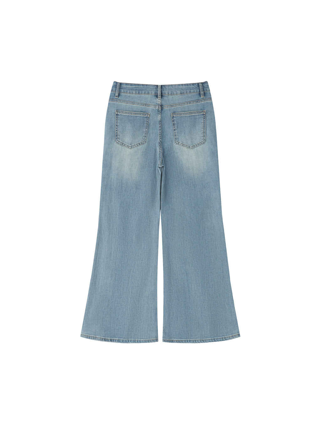 Women's Vintage Wash Flared Leg Jeans
